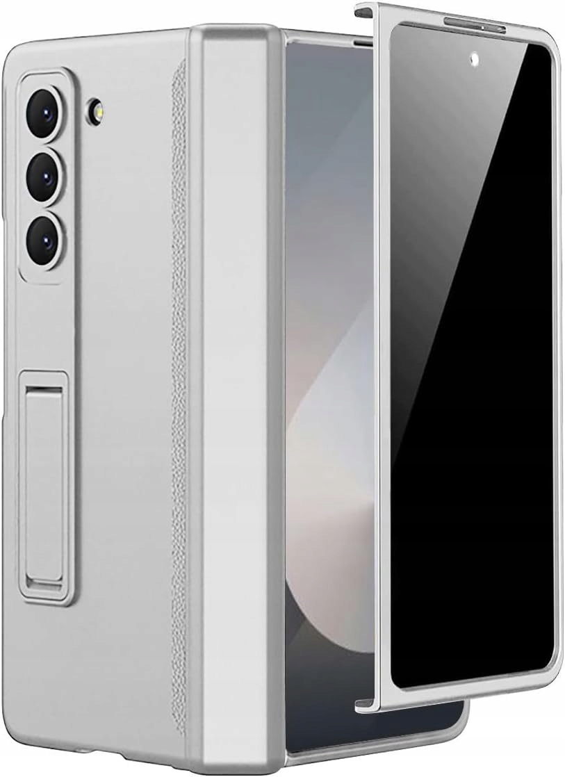 Miimall etui 360 do Samsung Galaxy Z Fold 5 filtr prywatyzujący srebrne