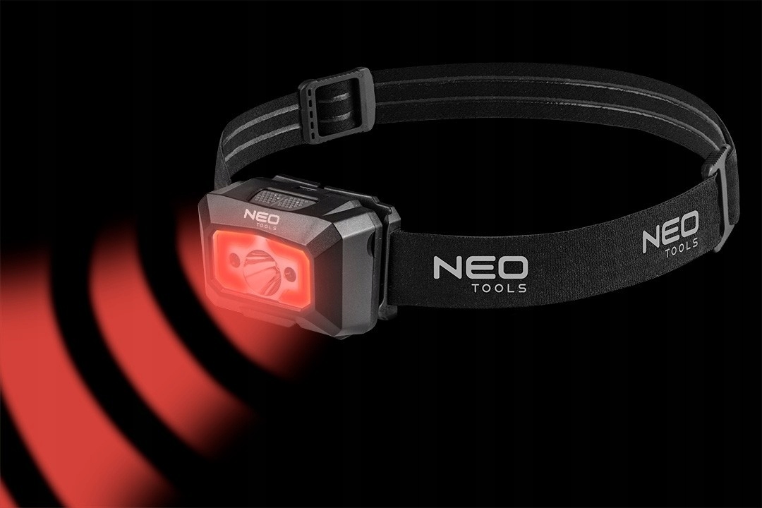 LATARKA CZOŁOWA COB LED+ 3W 250lm USB NEO 99-073 Rodzaj czołowa