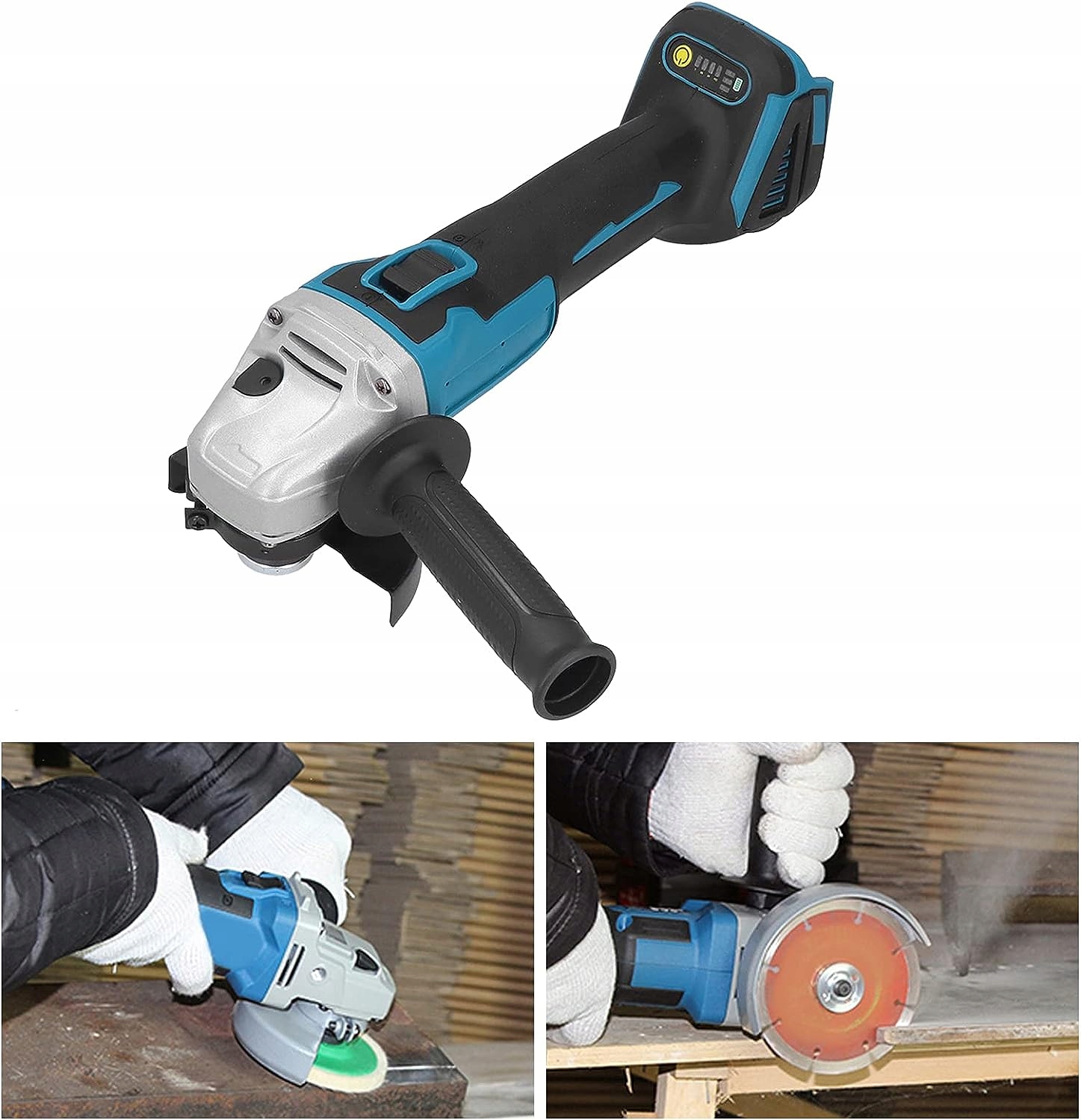 Úhlová Bruska Bezkartáčová 125 mm 18 V 1000 W