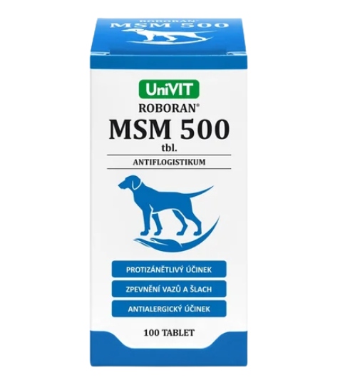Levně MedicProgress Roboran Msm 500 pro psy 100 ks