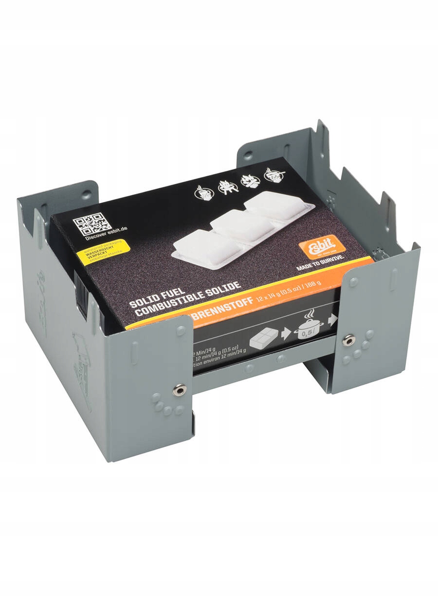 Duża kuchenka Esbit Pocket Stove paliwo 12 x 14g