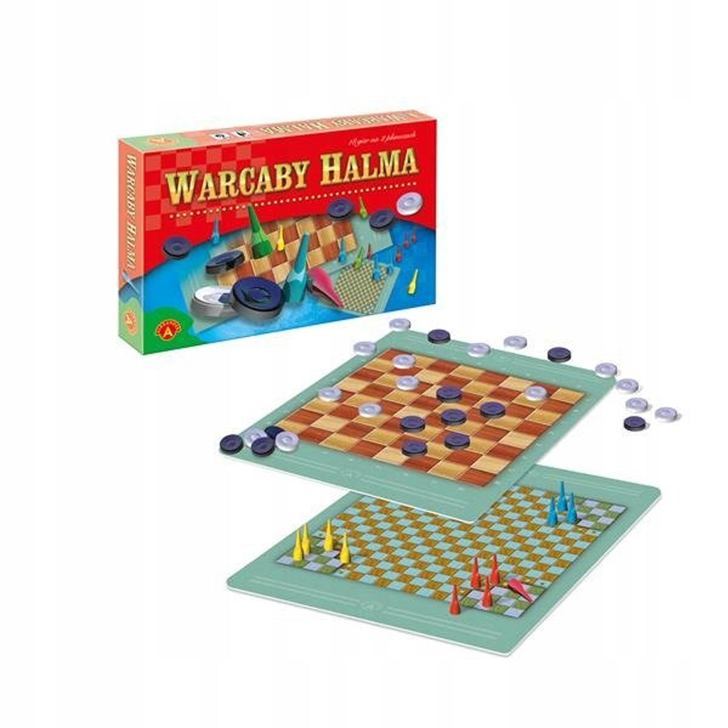 GRA PLANSZOWA WARCABY HALMA ALEXANDER
