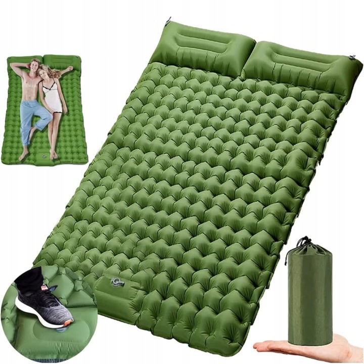 Matrace Samonafukovací Nafukovací Lehká Turistická Podložka S Pumpičkou 2KS