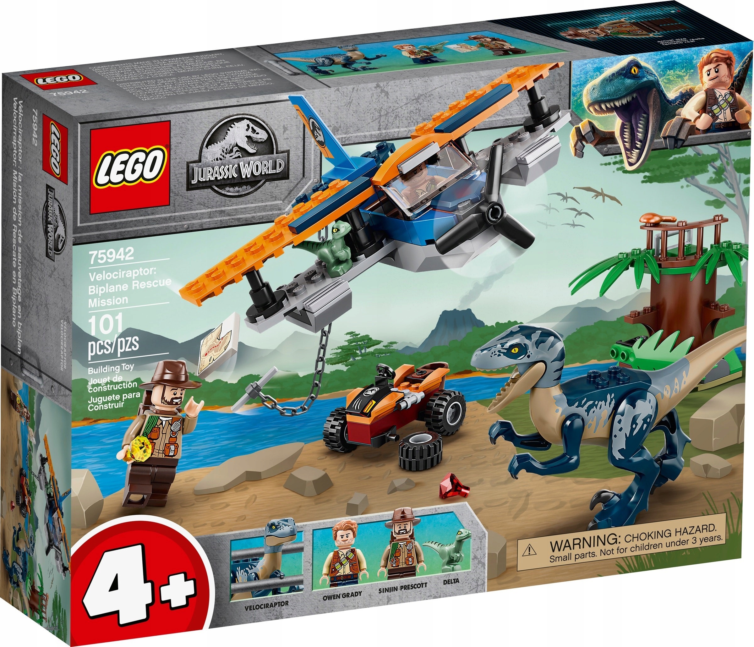 

Lego 75942 Jurassic World Welociraptor Na Ratunek