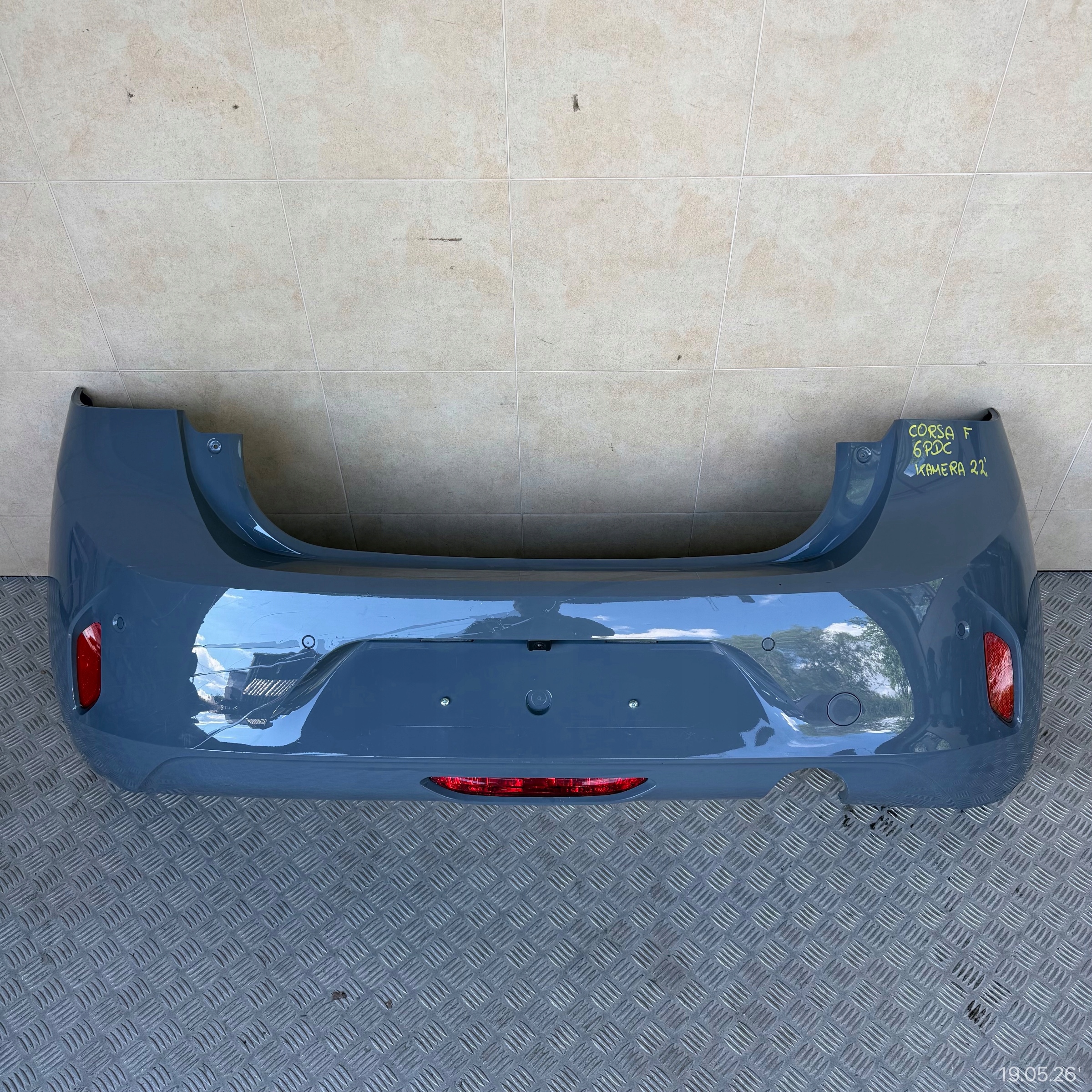 bumper rear complete OPEL CORSA F 2024 ROK 6 PDC KAMERA