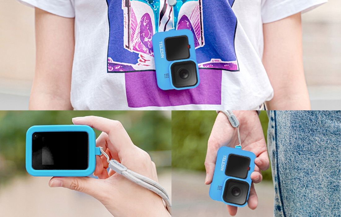 SILIKONOWA OBUDOWA OCHRONNA TELESIN DO KAMERY GOPRO HERO 12 / 11 / 10 / 9 Marka TELESIN