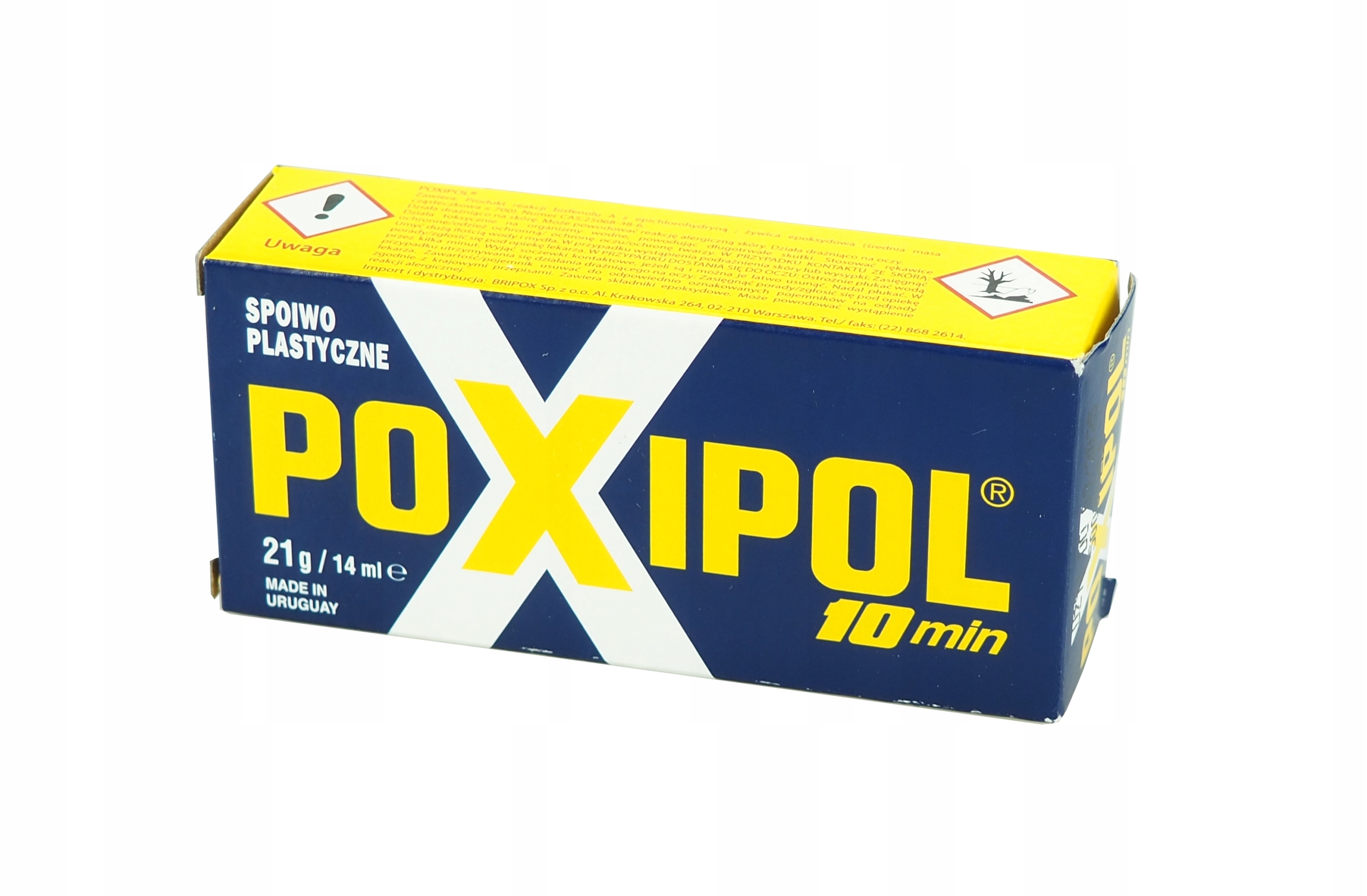 Klej Spoiwo Poxipol Szary Dwuskładnikowy 21g/14ml