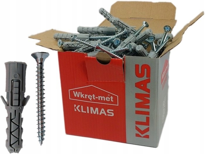 

Kołek Rozporowy Z Wkrętem KRX-085050 100 Szt