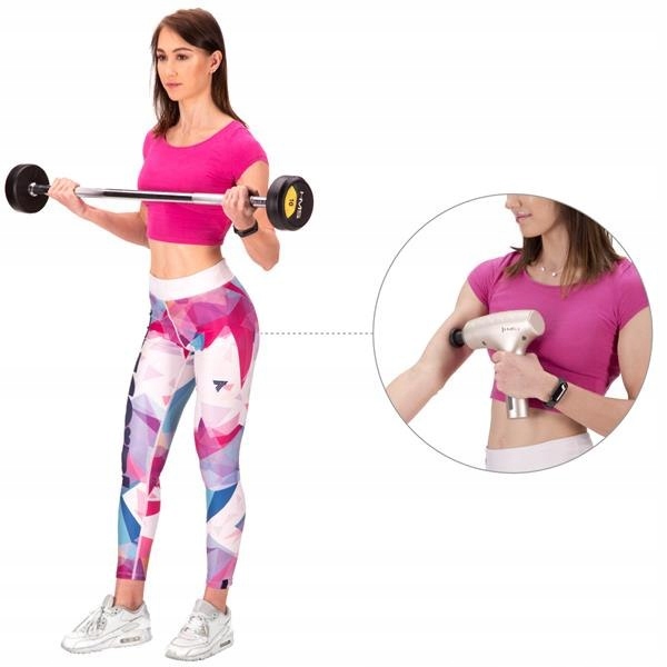 PISTOLET DO MASAŻU HMS MASSAGE GUN MASAŻER CIAŁA Długość 17.8 cm