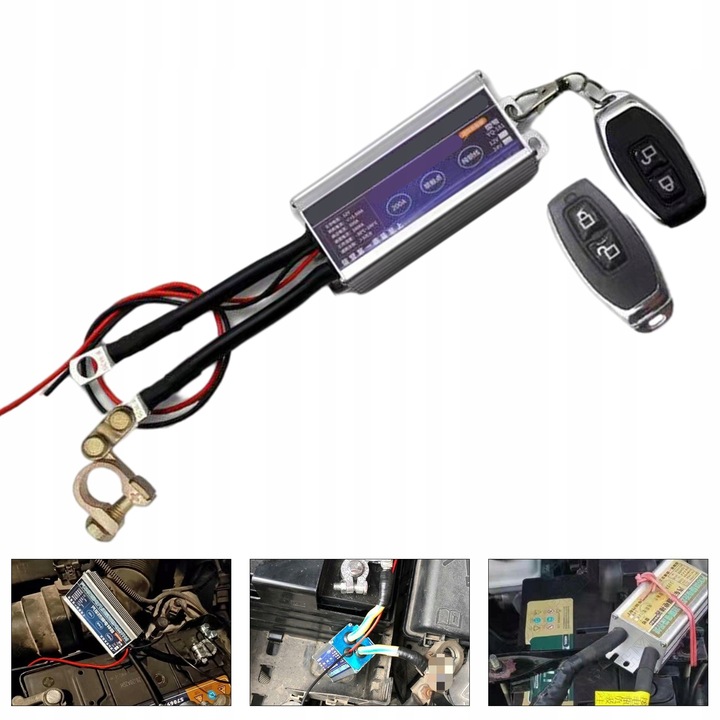 WYŁĄCZNIK AKUMULATORA SAMOCHODOWEGO Z PILOT Producent bez marki