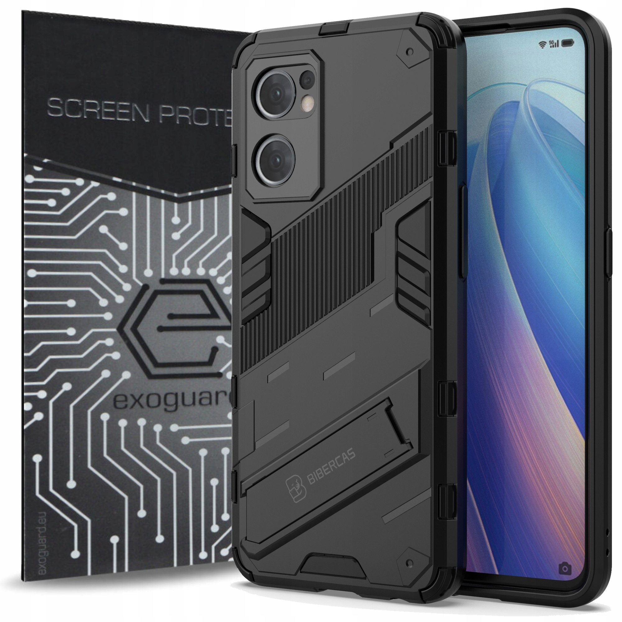 

Obudowa Etui Pancerne Szkło do Oppo Reno 7 5G