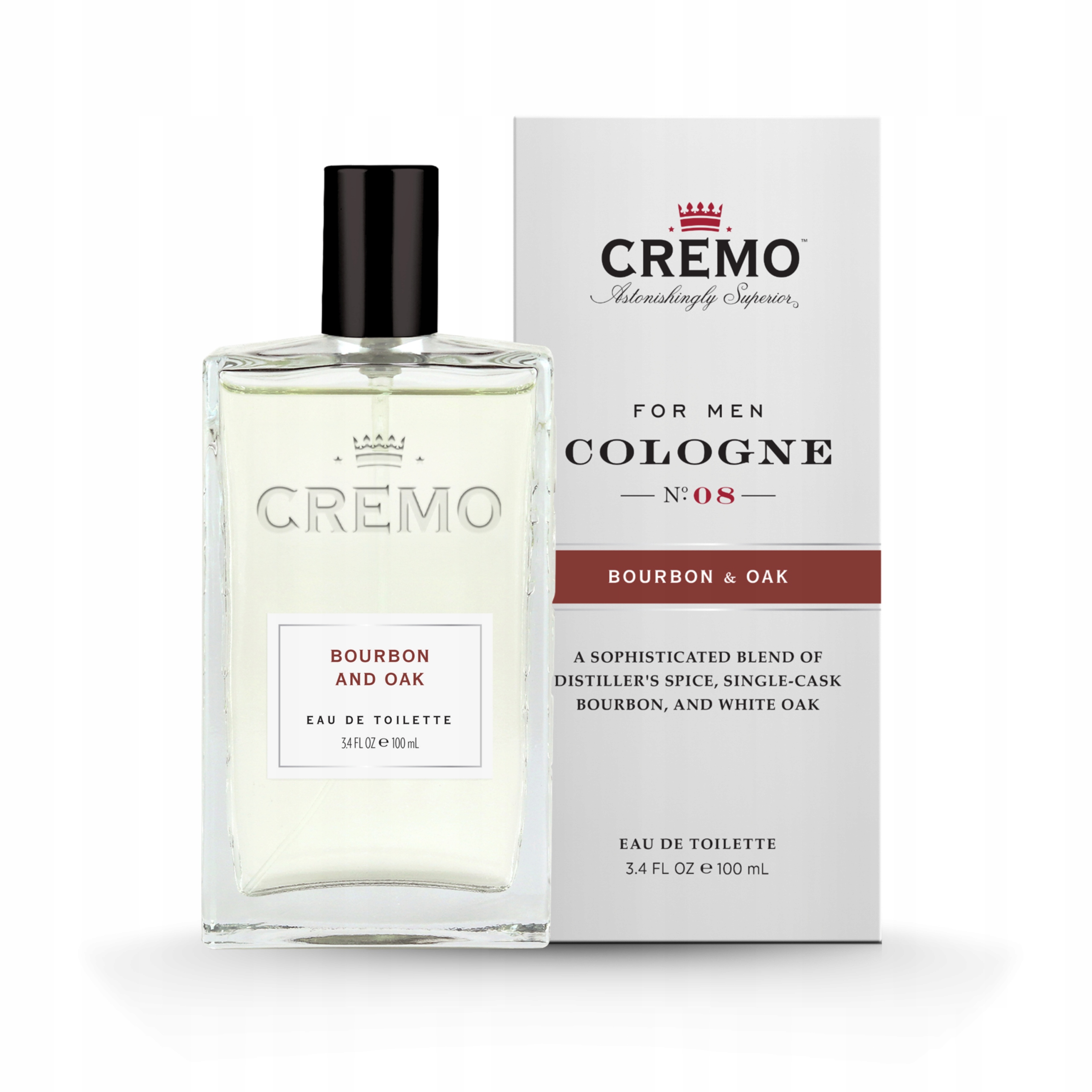 Cremo woda toaletowa dla mężczyzn bourbon i dąb 100 ml