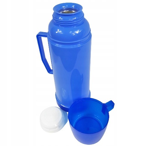 

Plastikowy Termos Ze Szklanym Wkładem 0,45L +kubek