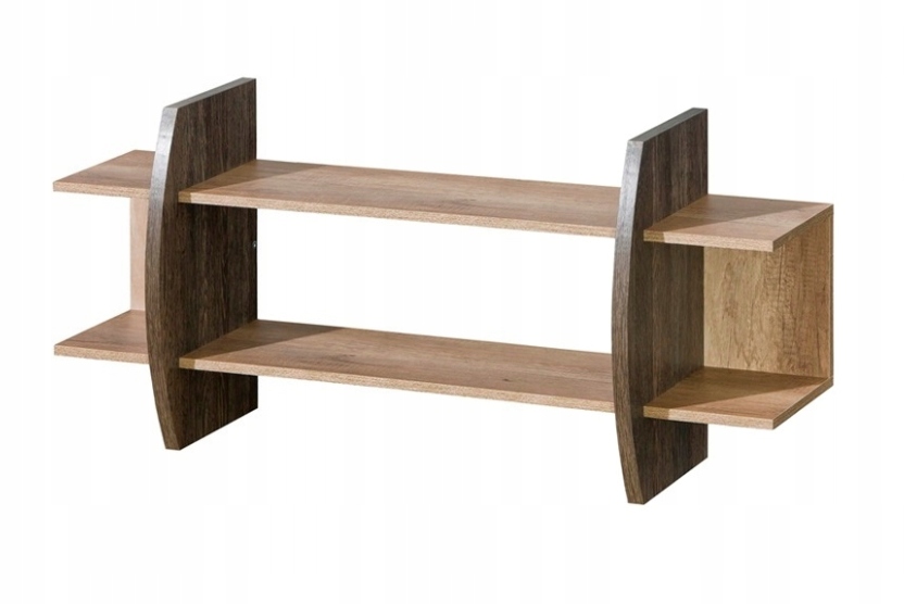 Nowoczesna Półka Wisząca 120 cm Dąb Canyon + Arusha ROMEK DL