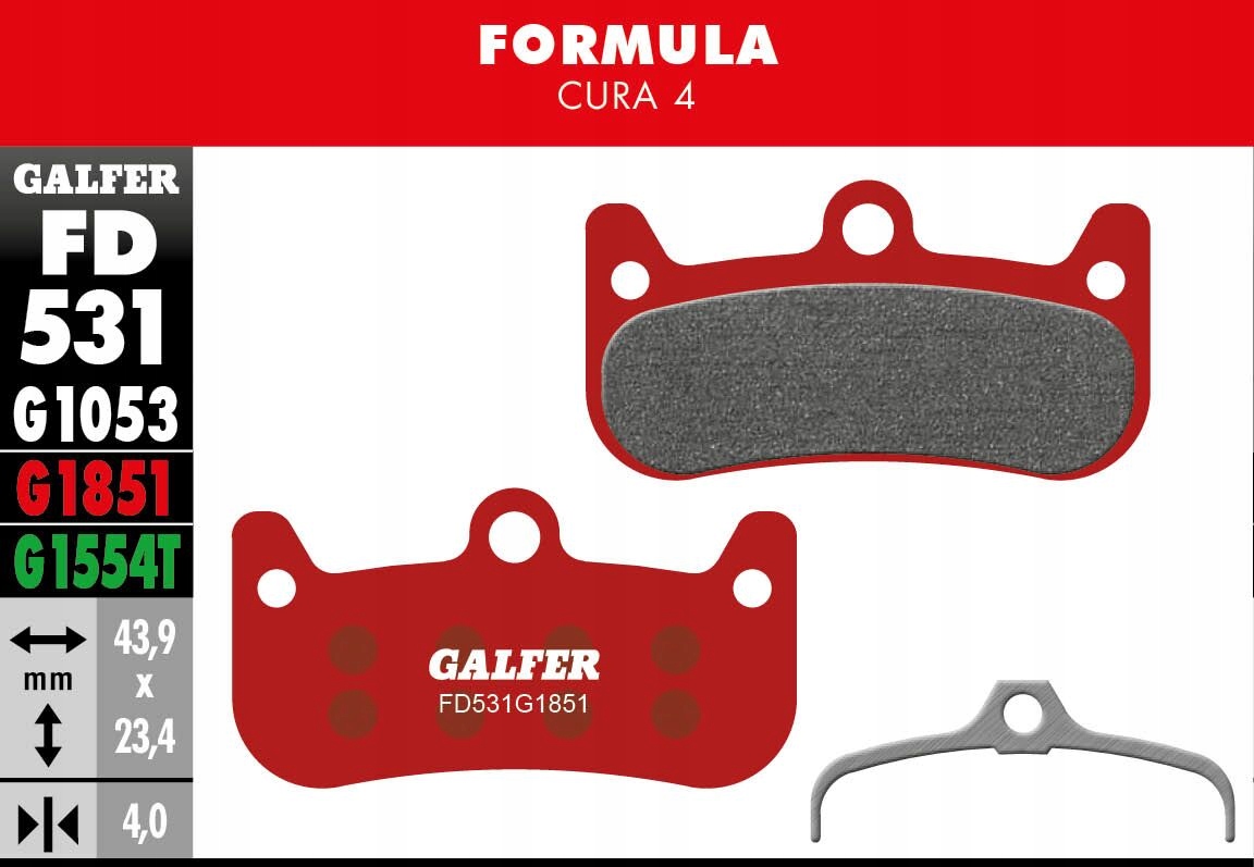 Klocki Hamulcowe Galfer Advanced FD531G1851