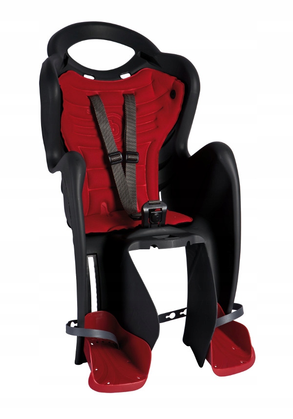 Fotelik rowerowy tylny Bellelli Mr Fox clamp black czarny