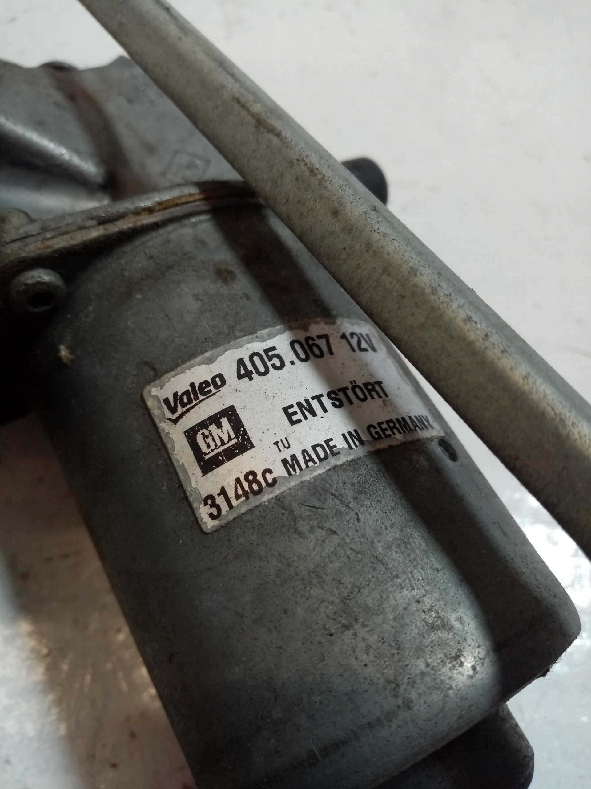 wiper mechanism front OPEL CORSA D 13182340