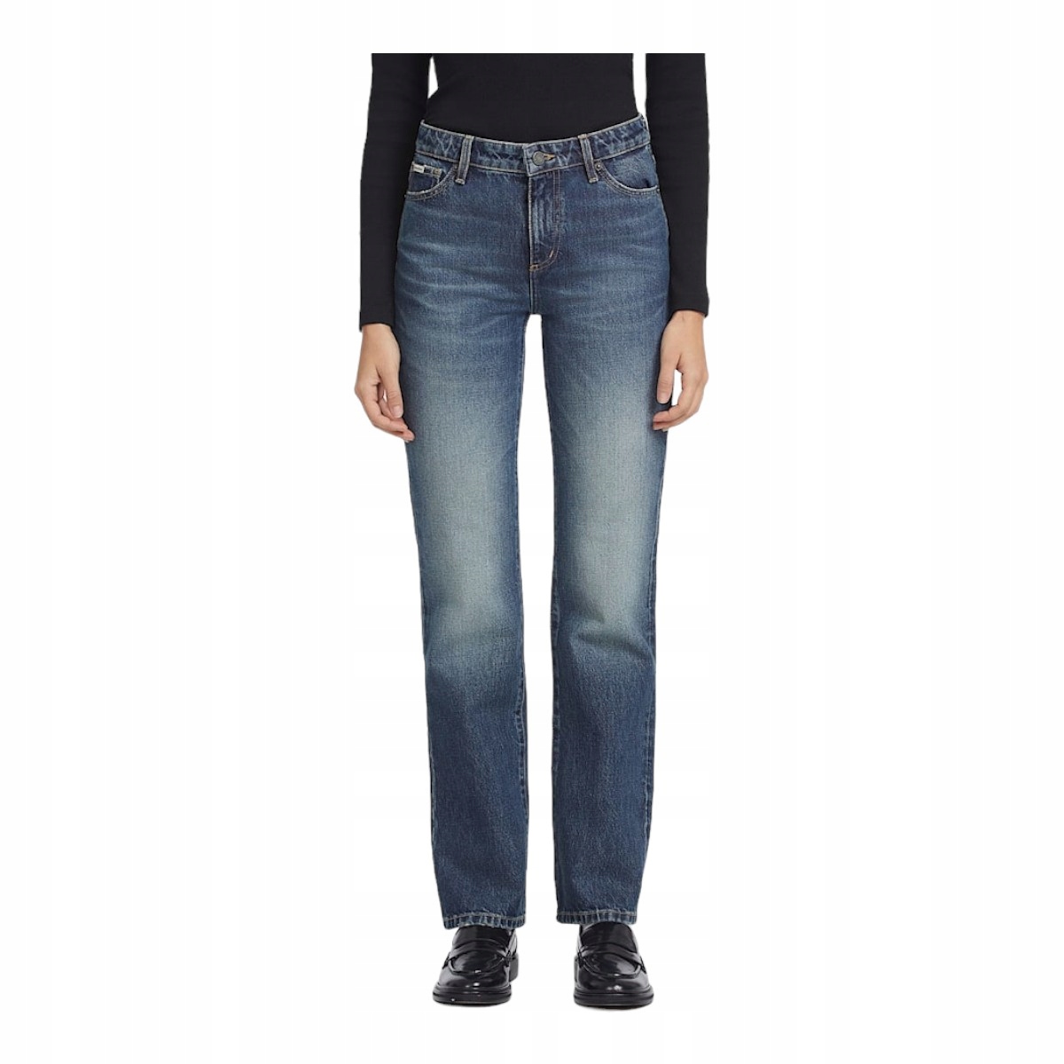 Guess Dámské Džínové Kalhoty Gj G08 MID Rise Straight Modré vel. 29