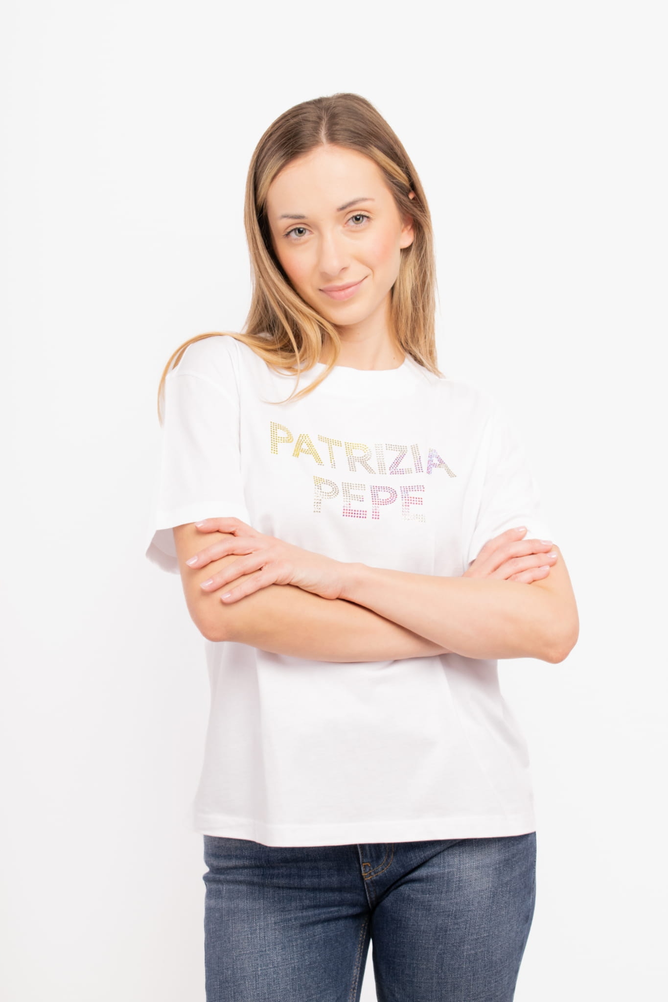 Dámské tričko Patrizia Pepe 2M4404 J240 bílé tričko: 40
