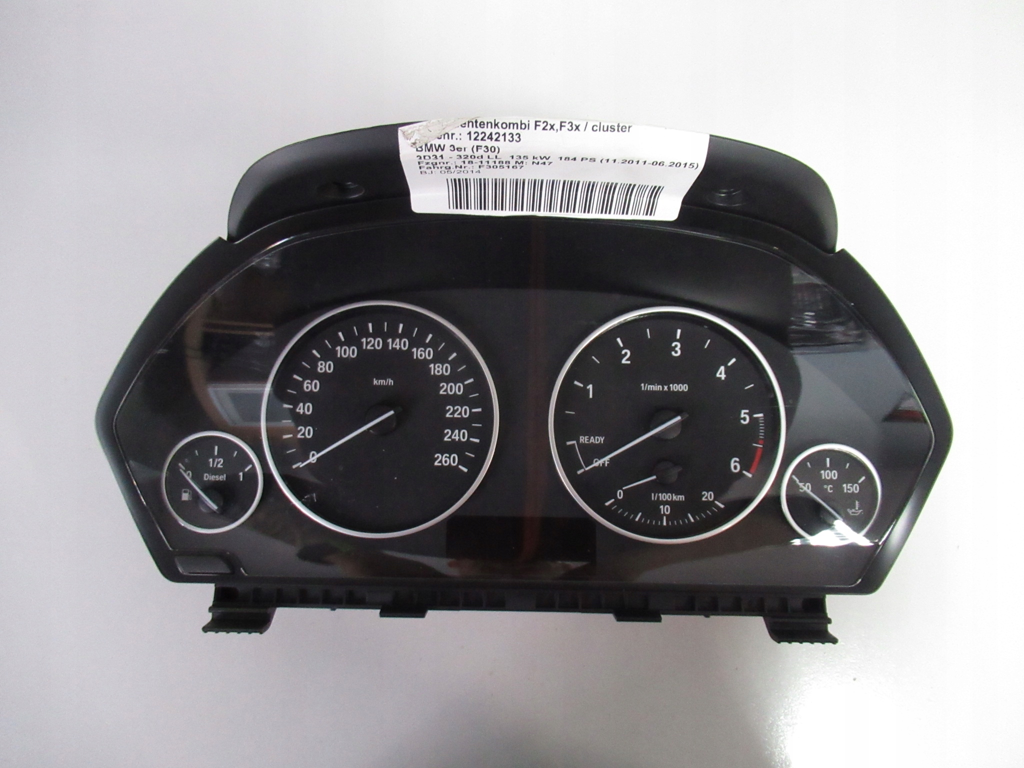 BMW 3 F30 9350845 Screen Kombiinstrument Tacho - Thumbnail 1