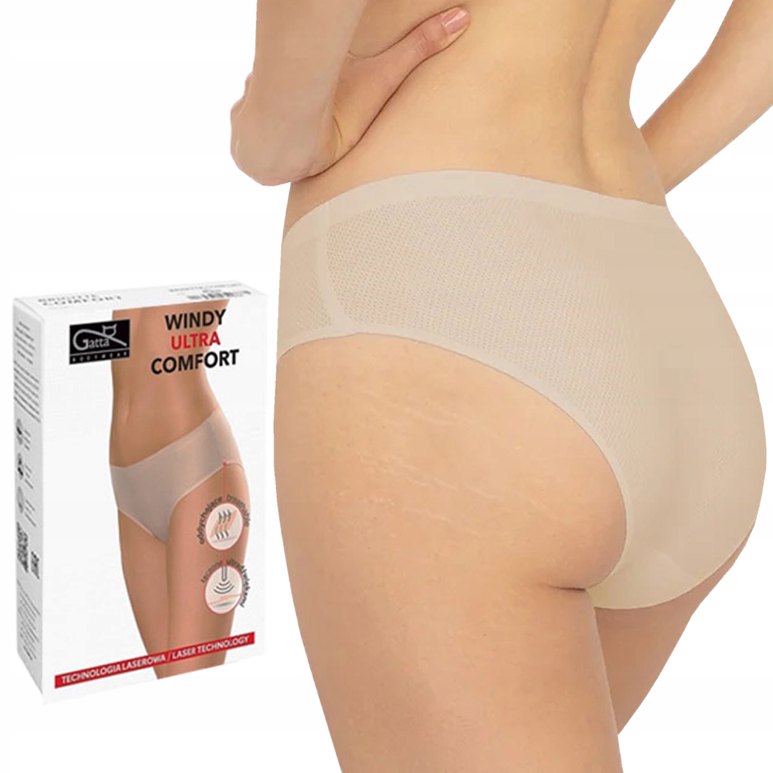 

Gatta Figi Windy Comfort, bezszwowe Beżowe, L