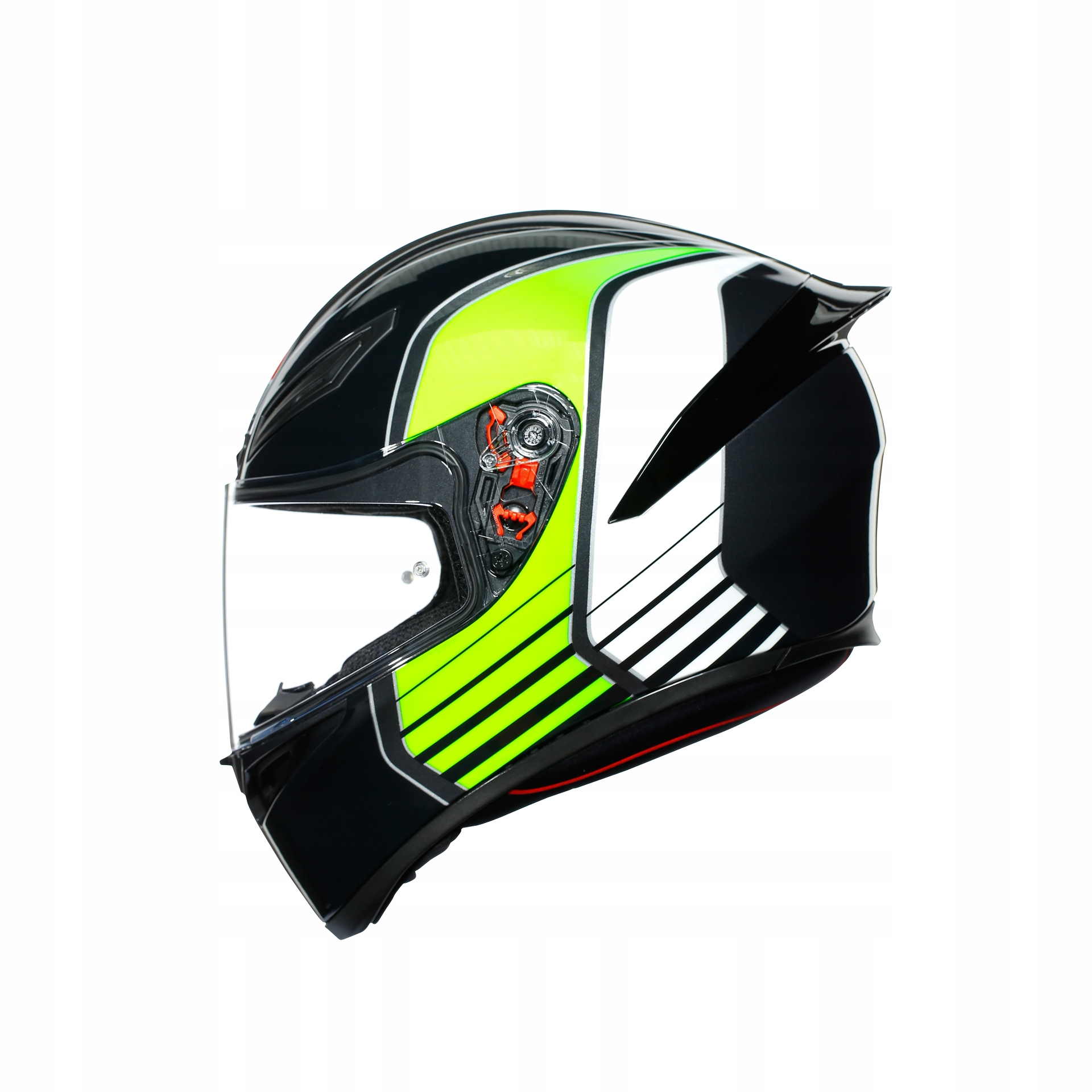Kask Motocyklowy AGV K1 Power Zielony XXL Obwód głowy 63-64 cm