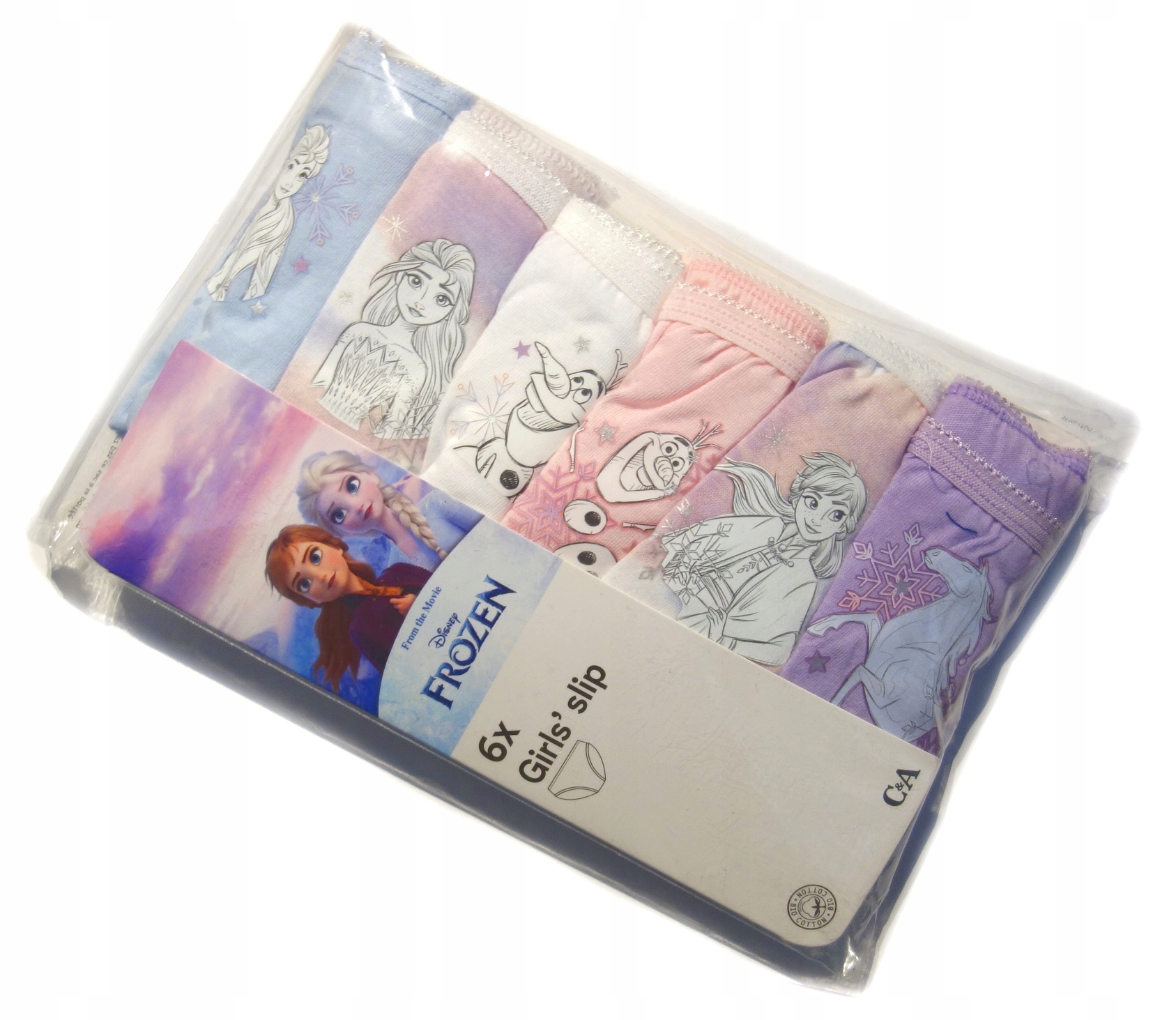 

6 Pack Majtki Frozen Figi Kraina Lodu 92