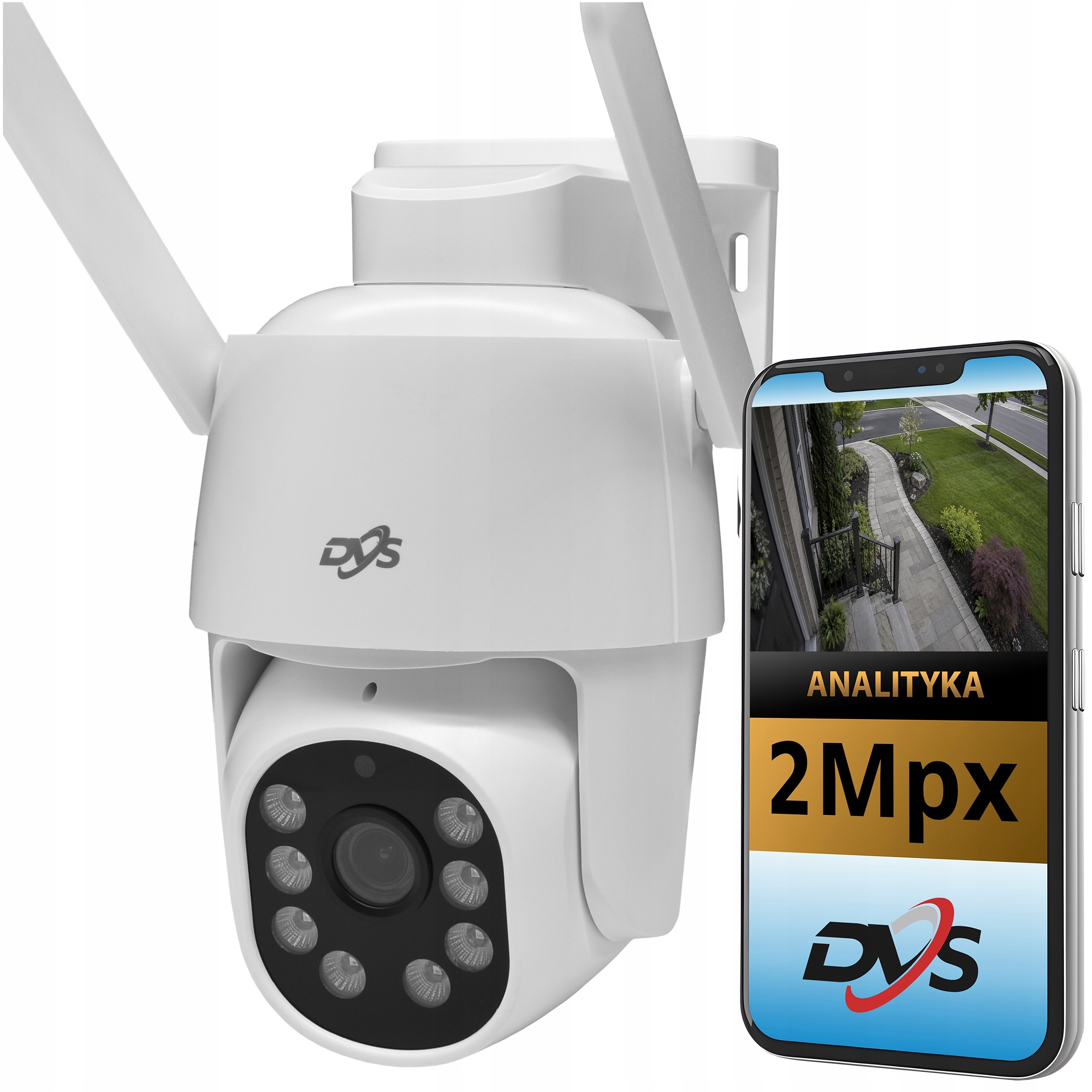 WiFi kamera otočná FullHD 2Mpx 4x Zoom venkovní Ir Led bezdrátová