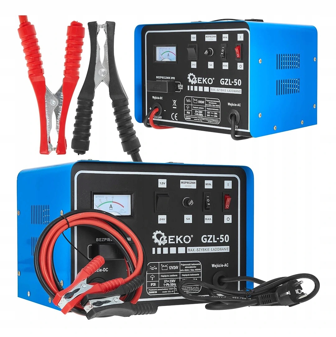 Nabíjačka autobatérií 12/24V GZL-50 Geko