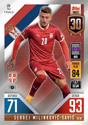 The Road to Uefa Nations League Finals 2022-2023 CD30 Milinković-Savić Topp