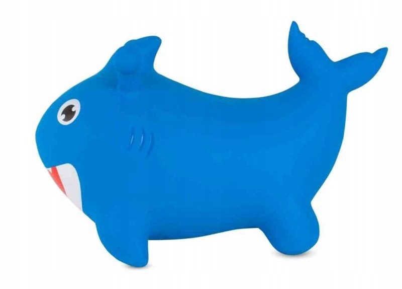 Skoczek gumowy dla dziecka BABY SHARK REKIN BLUE Materiał guma