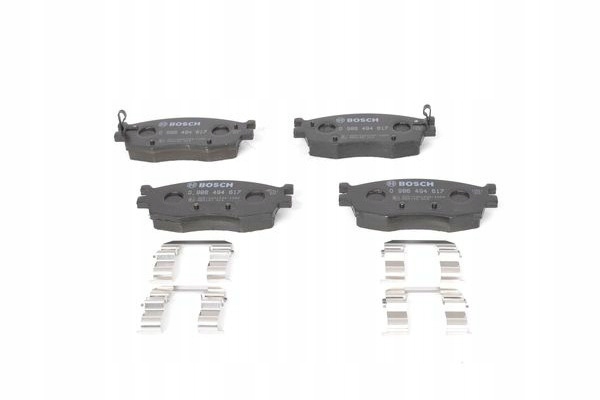 Bosch 0 986 494 617 Zestaw klocków hamulcowych, hamulce tarczowe