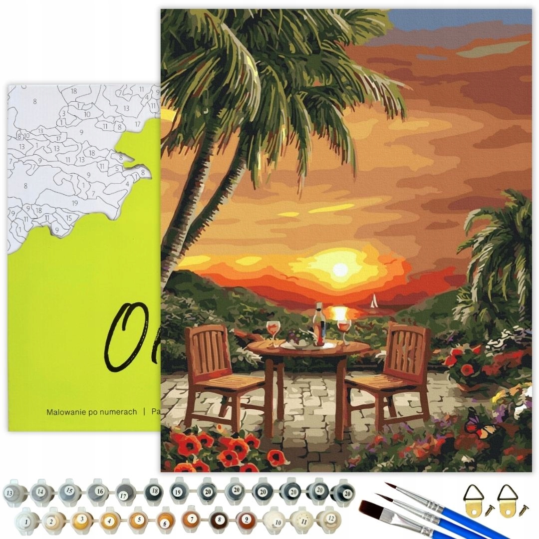 Malování Podle Čísel S Rámem Obrazy pro malování podle čísel Krajina Oh Art