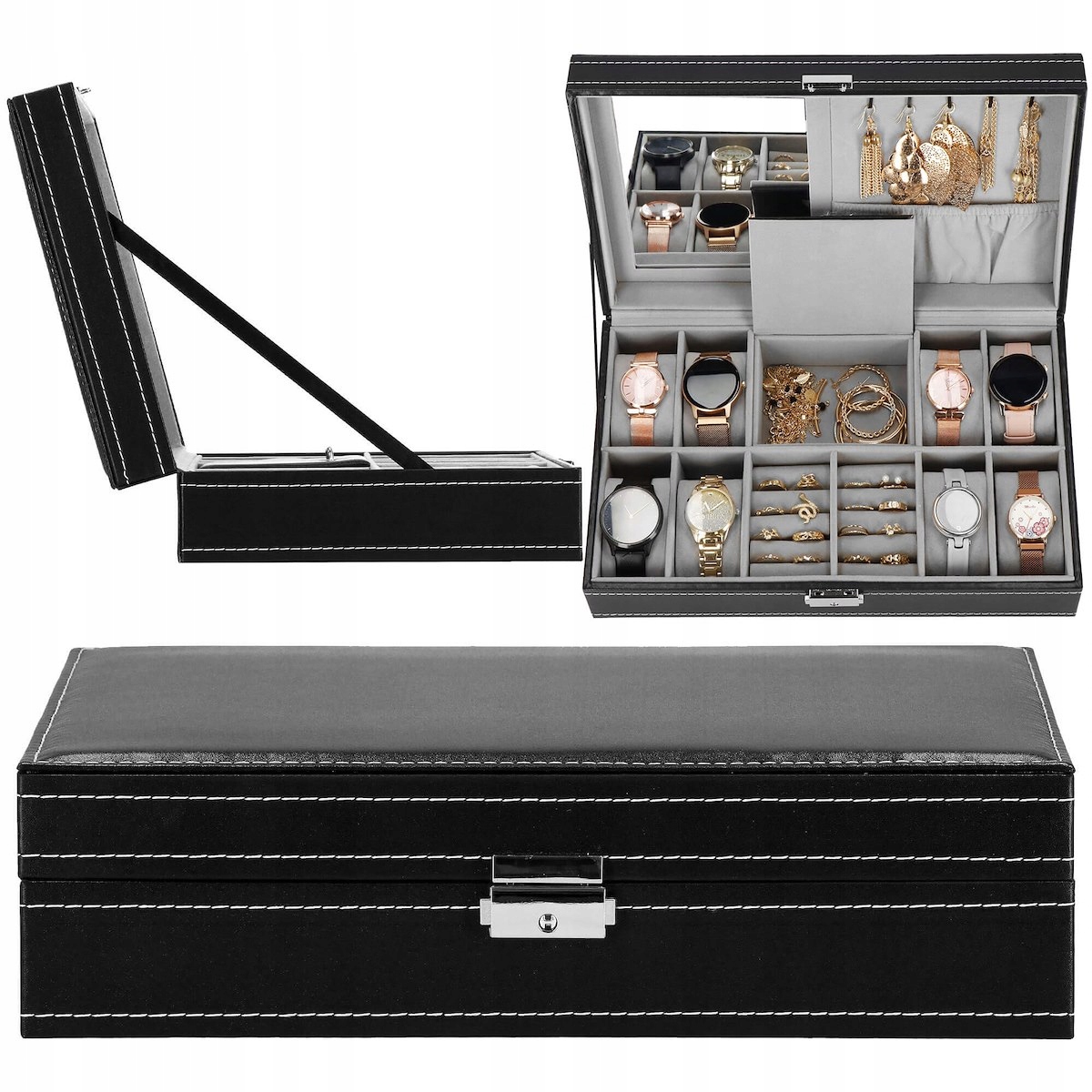 

Etui Na Zegarek Kuferek Pudełko Szkatułka Zegarki