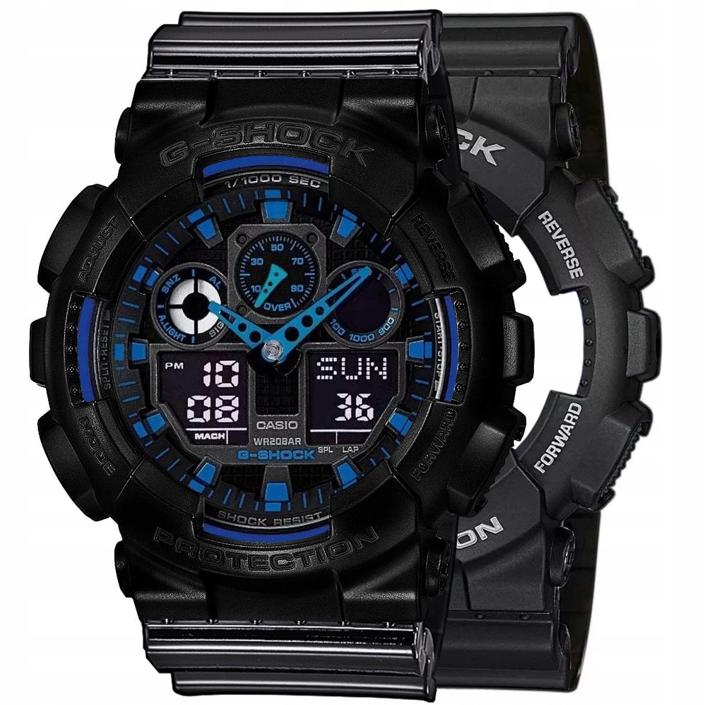 Sada G-shock GA-100-1A2ER Černá