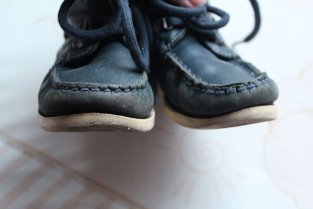 Next półbuty trzewiki granat skóra 8 16,5 cm Długość wkładki wew. 16.5 cm