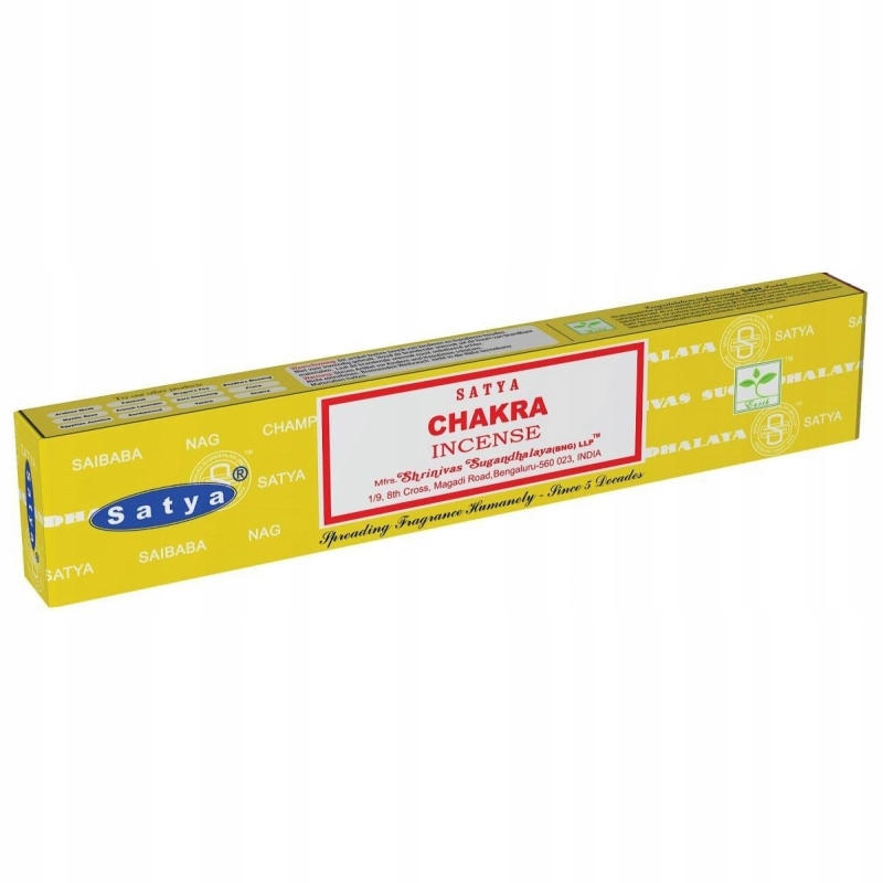 

Chakra Czakry kadzidła do medytacji jogi Satya