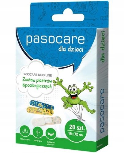 

Zestaw plastrów hipoalergicznych żabki 20 sztuk