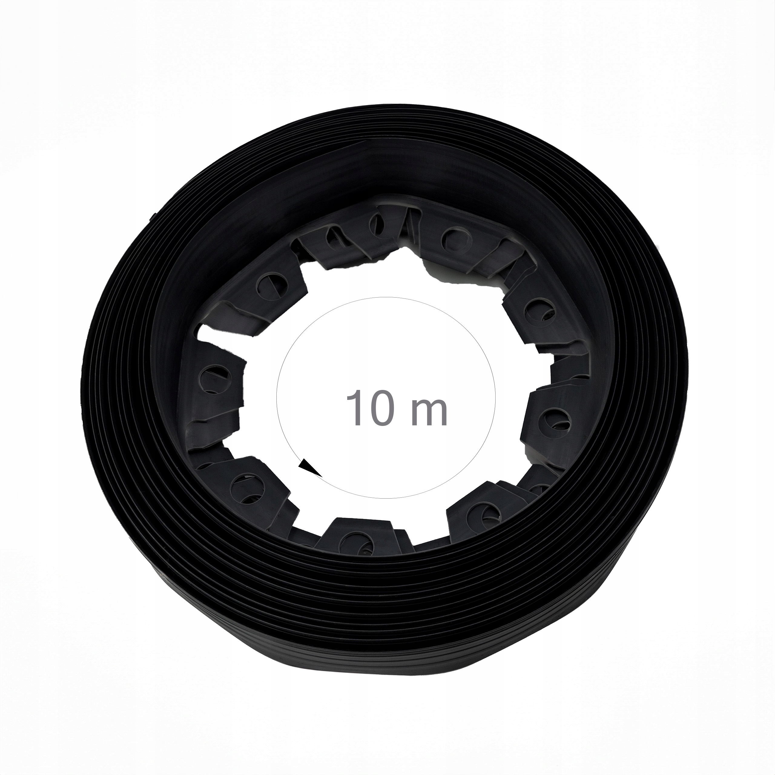 Obrzeże ogrodowe 10m x 6cm czarny ELASTYCZNE trawnikowe plastikowe + kotwy EAN (GTIN) 5908313410798