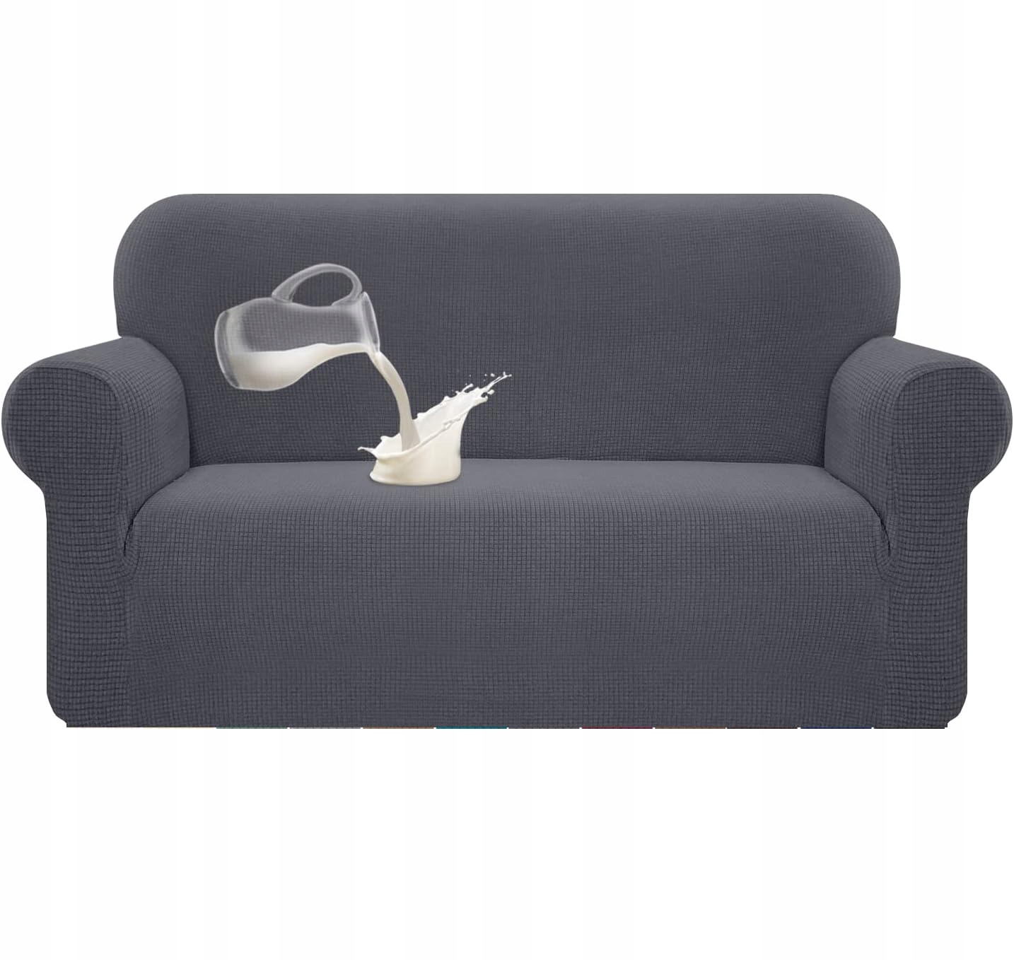 Protiskluzový potah na pohovku pro 2 osoby Granbest z spandexu a žakáru