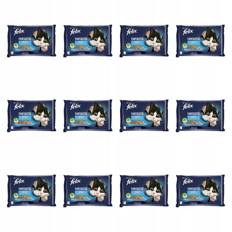 Felix Fantastic Mp Losos, Plachta 4x85g 340g X12