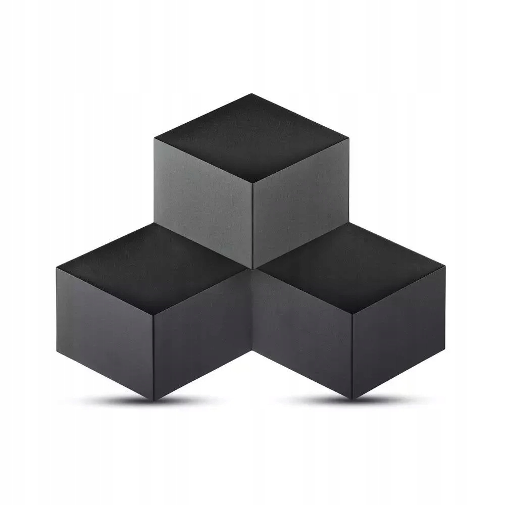 Nástenná lampa Led moderná čierna hore a dole teplé svetlo V-tac