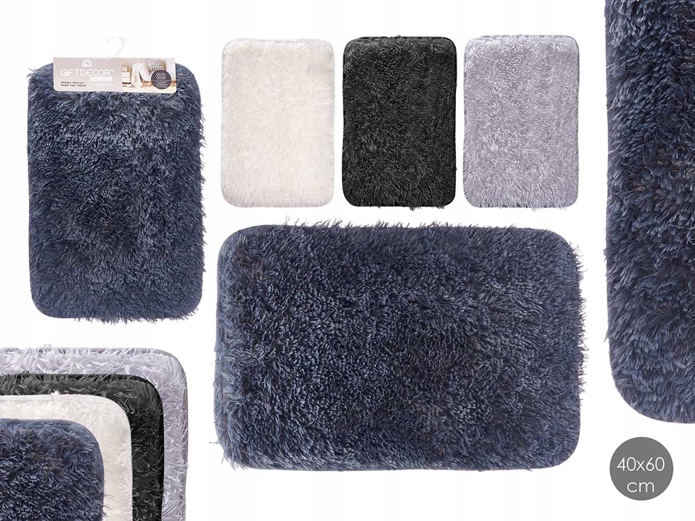 Koupelnová předložka Rychleschnoucí savá hrubá s dlouhým vlasem 1 Ks