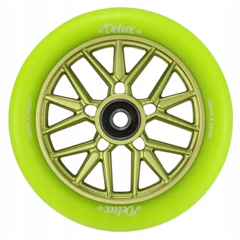 Blunt Delux 120 mm kolečko pro výkonnostní koloběžku Green