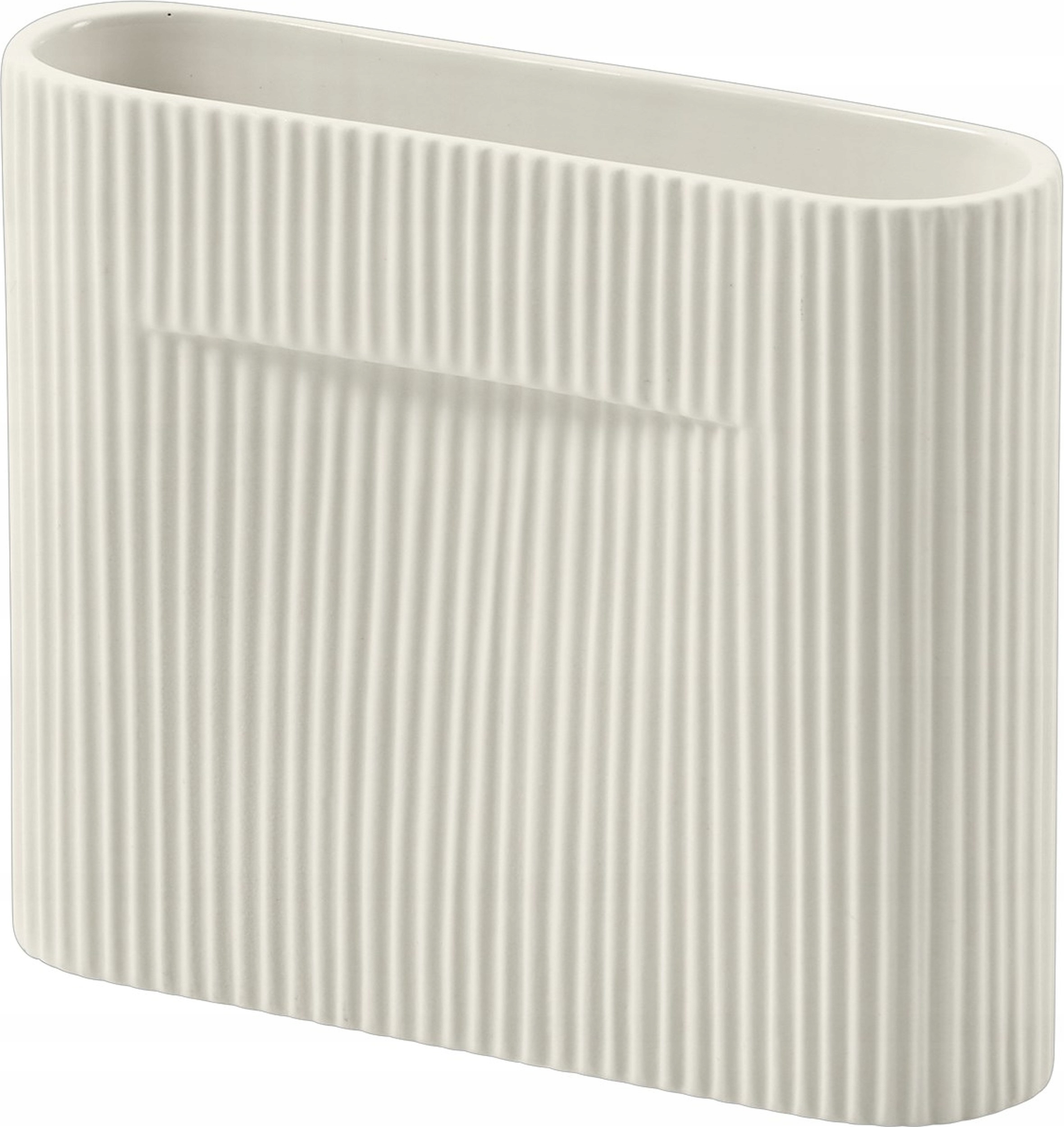 Muuto Ridge Váza na kvety 17 cm Biela