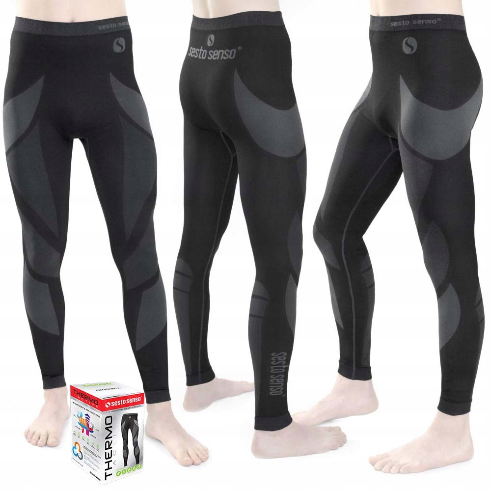 Termoaktivní kalhoty pánské teplé termokalhoty Sesto Senso L