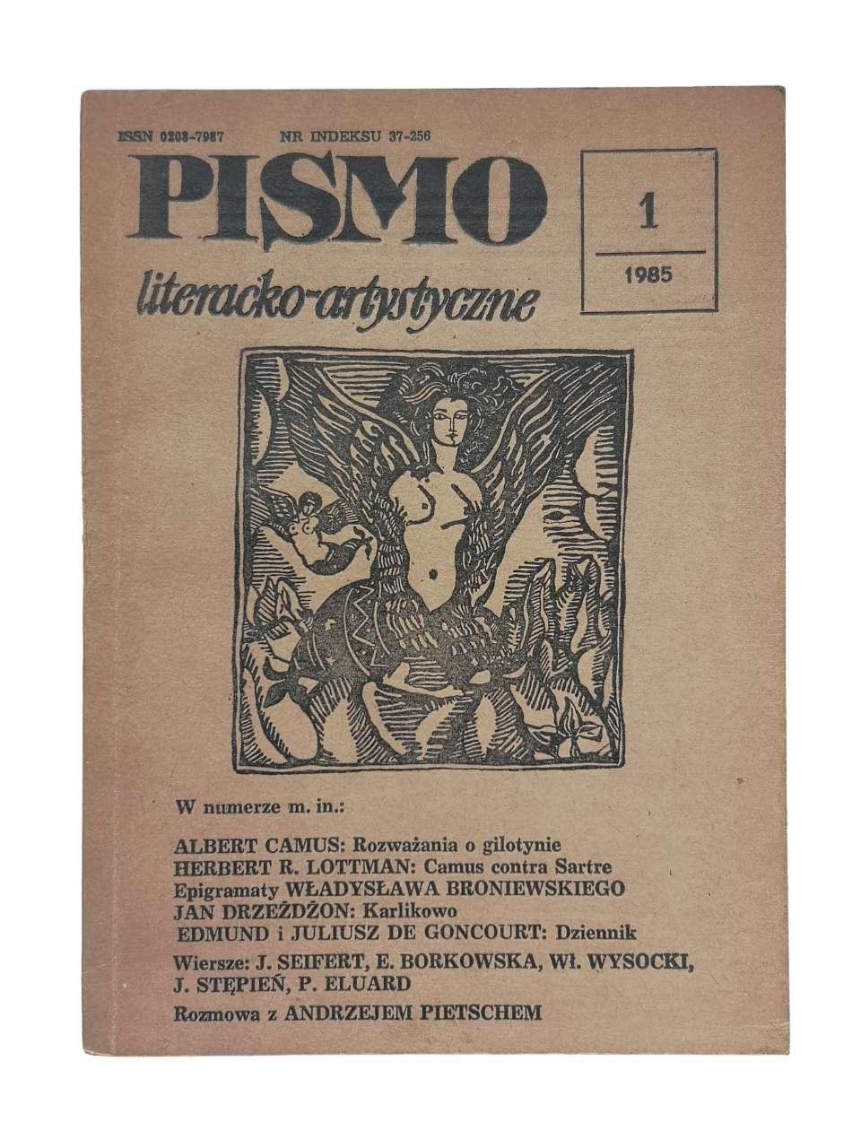 Pismo literacko-artystyczne 1/1985