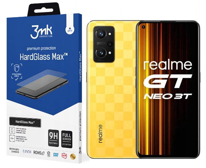 

Hardglass Max 3MK do Realme Gt Neo 3T