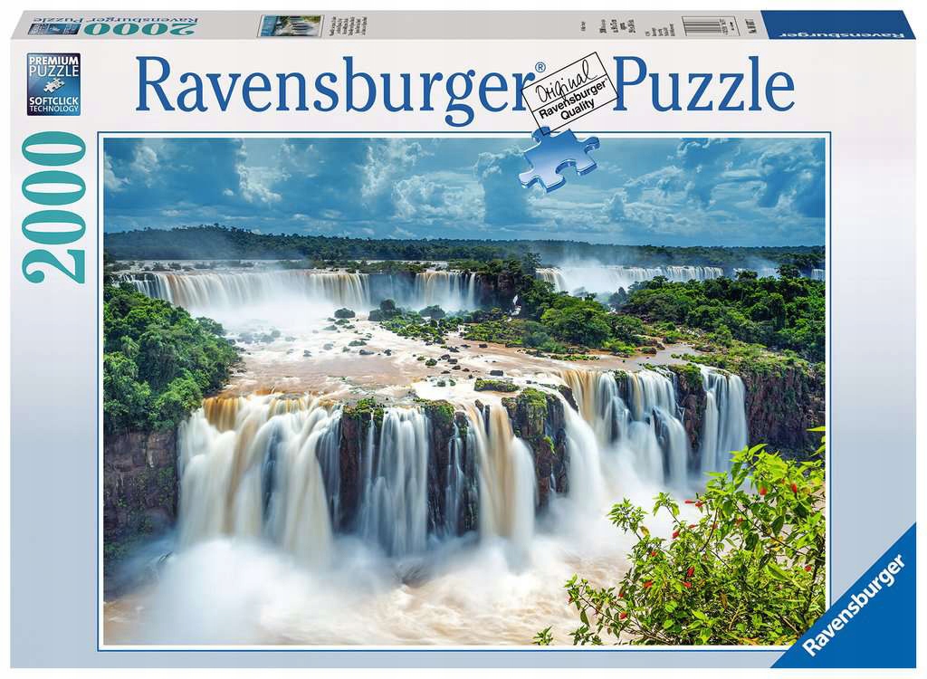 Puzzle Ravensburger Wodospad Iguazu 2000 elementów