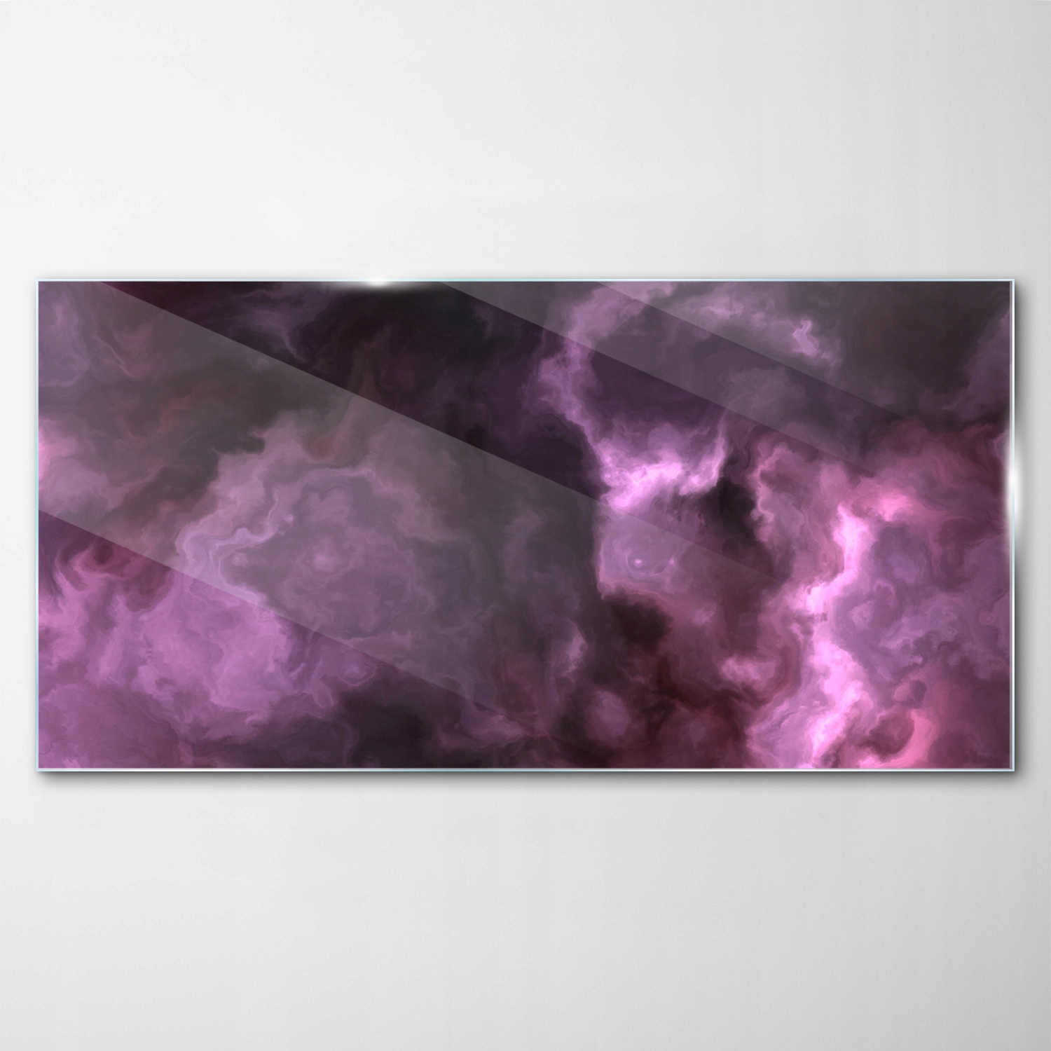 Tvrdený sklenený obraz Búrka Hmlovina 100x50